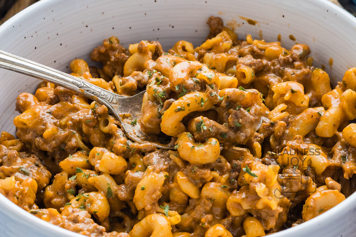 Cheeseburger Pasta