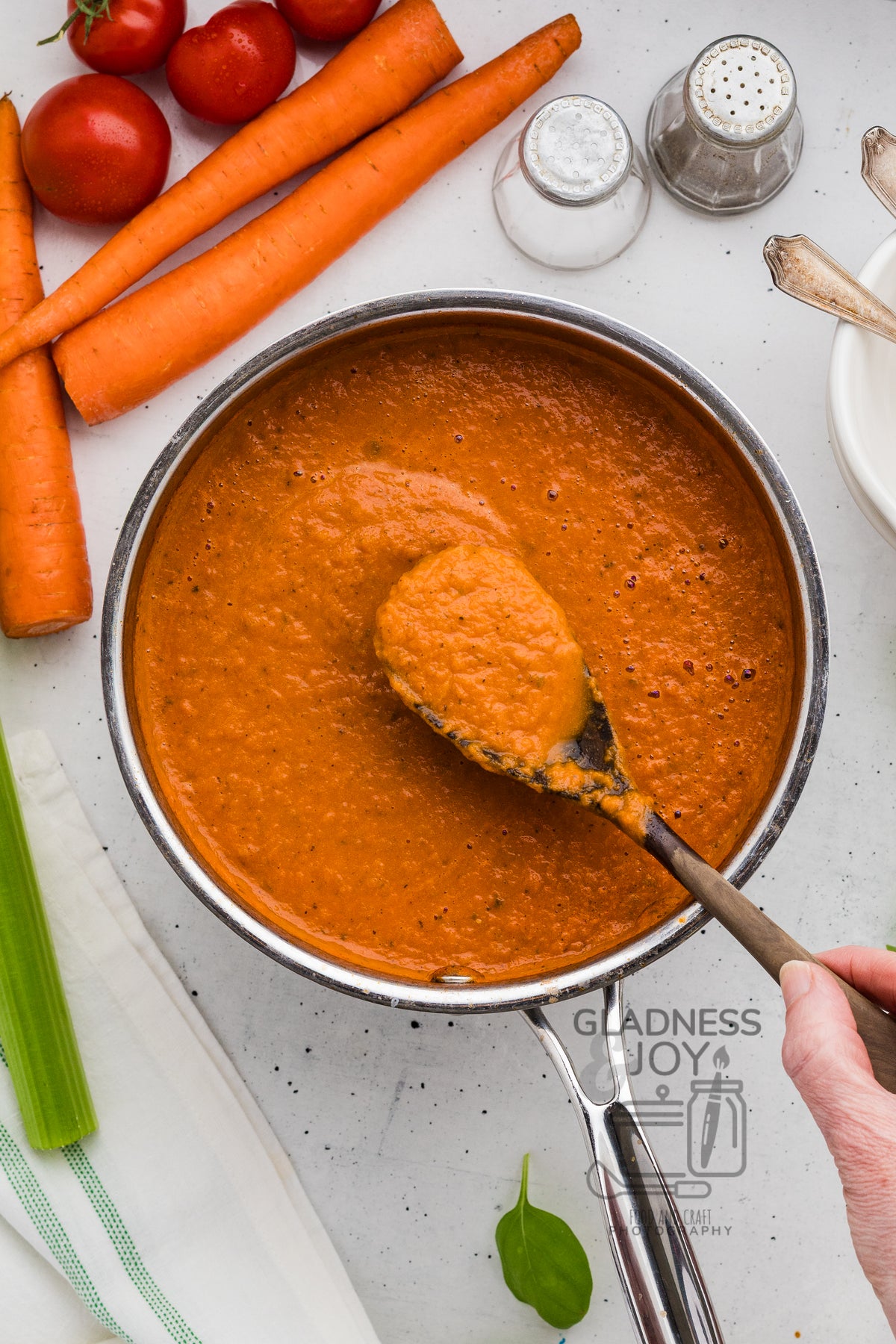 Creamy tomato soup