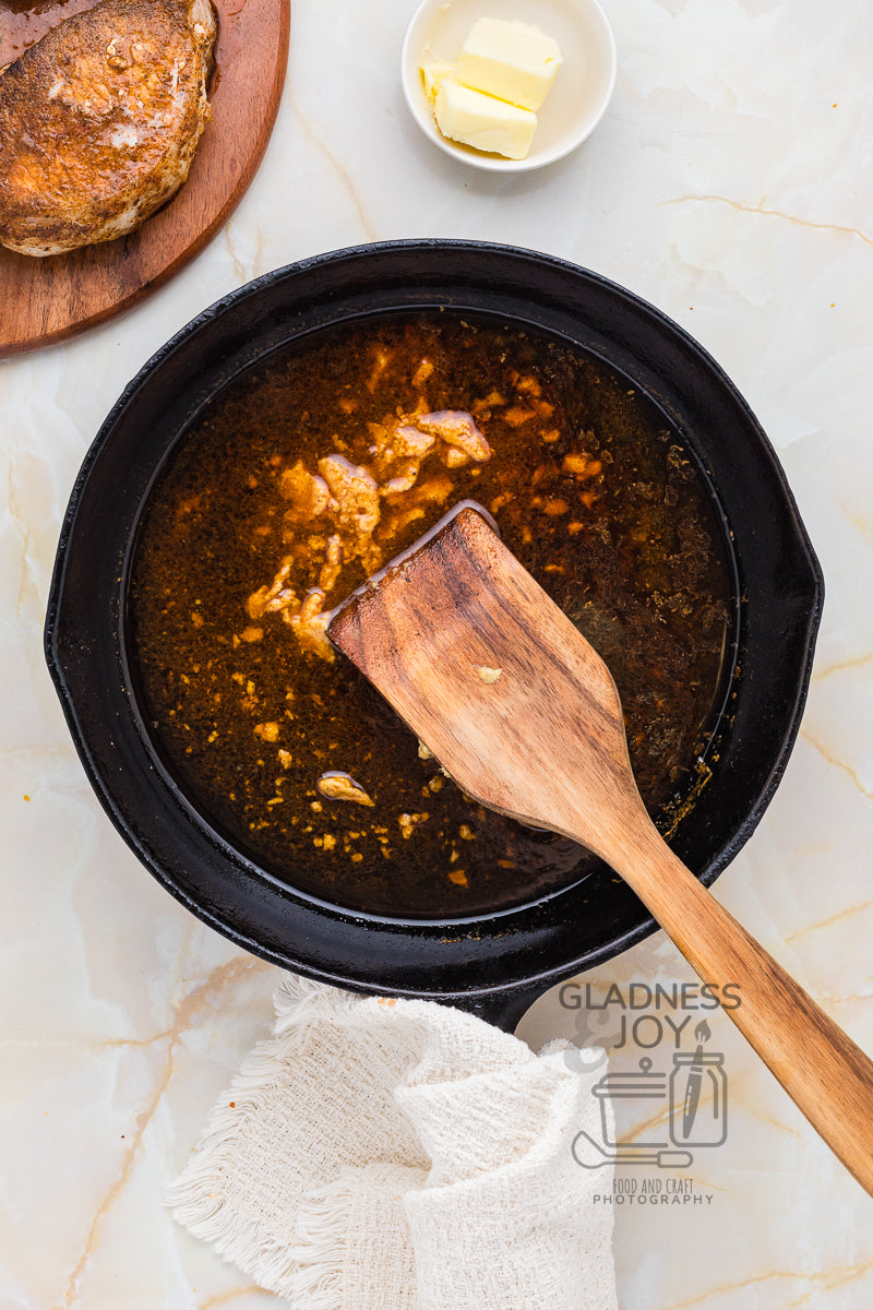 Glazed pork chops