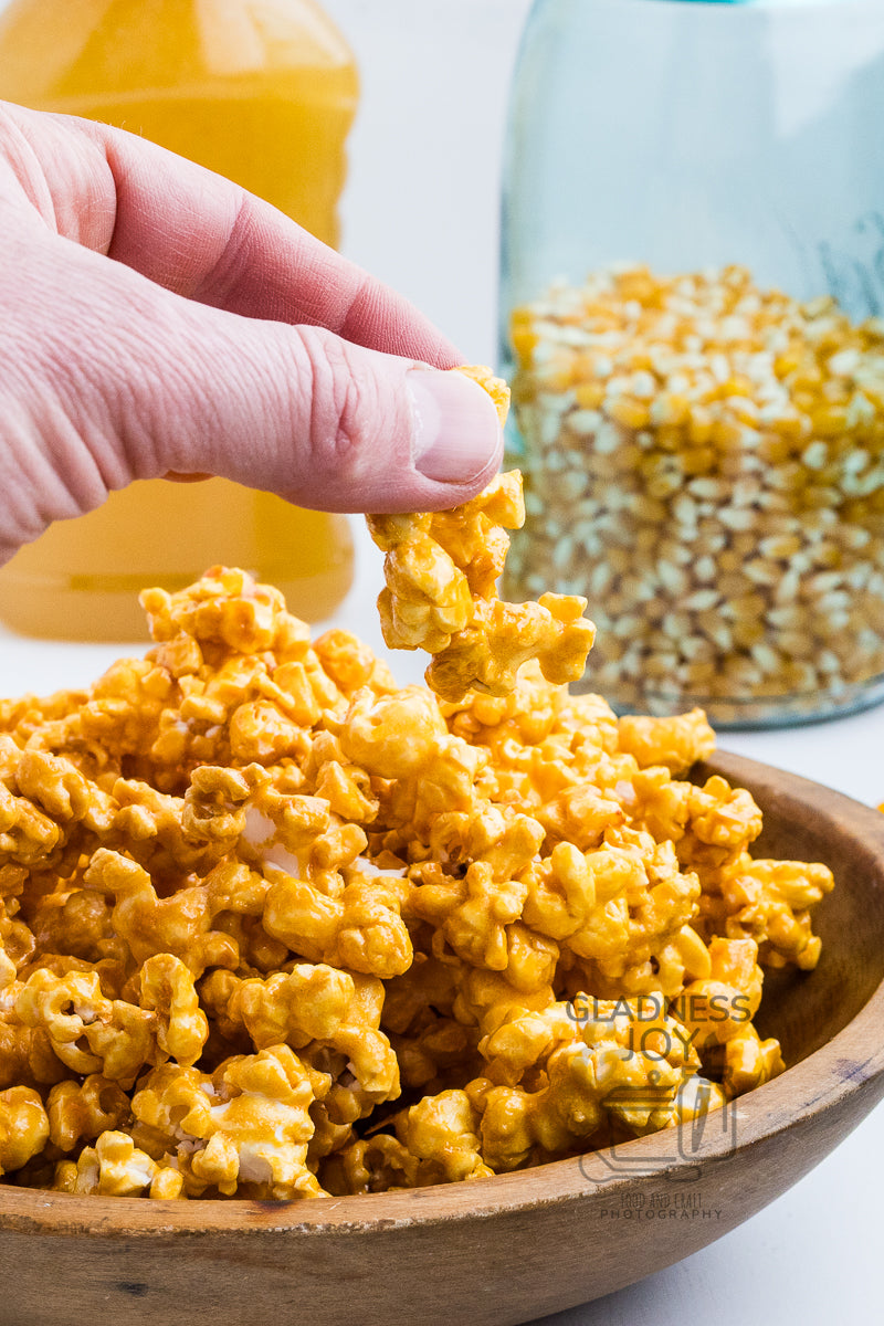 Caramel popcorn recipe without corn syrup