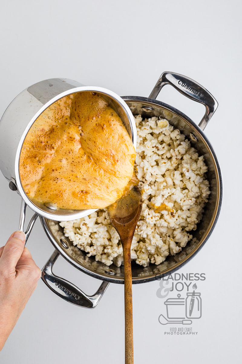 Caramel popcorn recipe without corn syrup