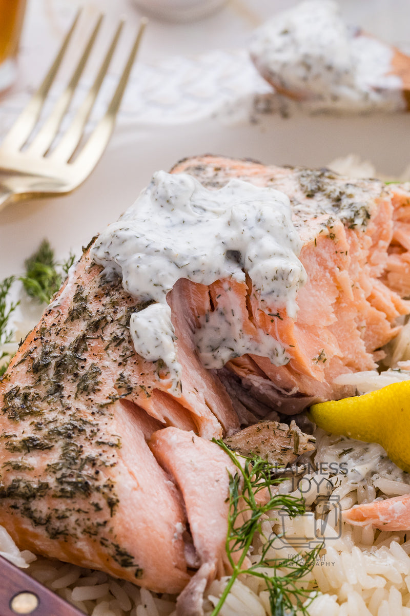 Salmon with Lemon and Dill