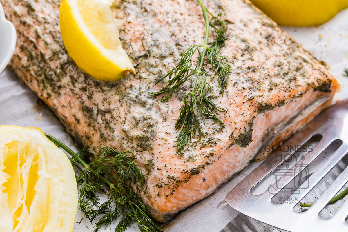 Salmon with Lemon and Dill