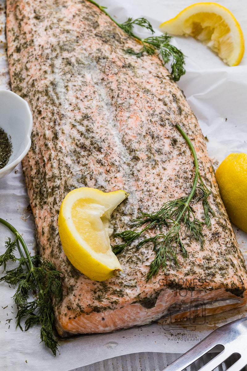 Salmon with Lemon and Dill