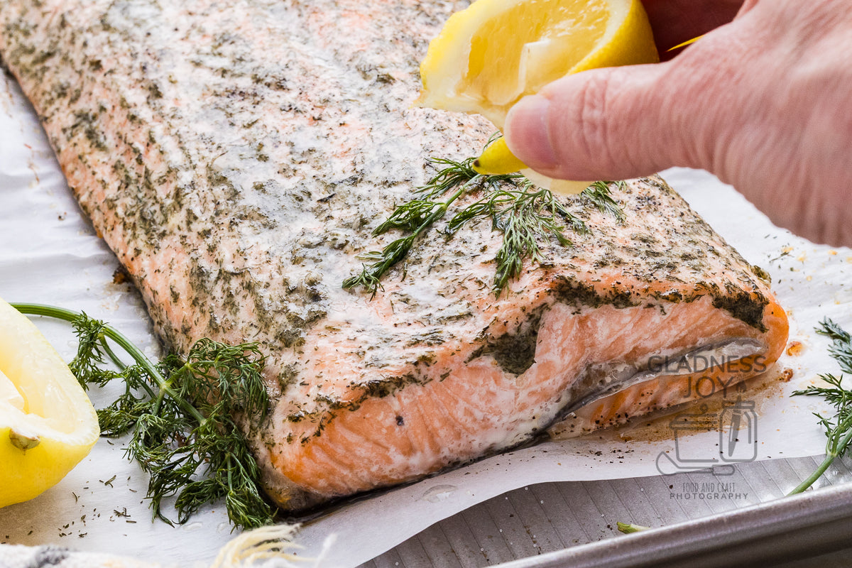 Salmon with Lemon and Dill