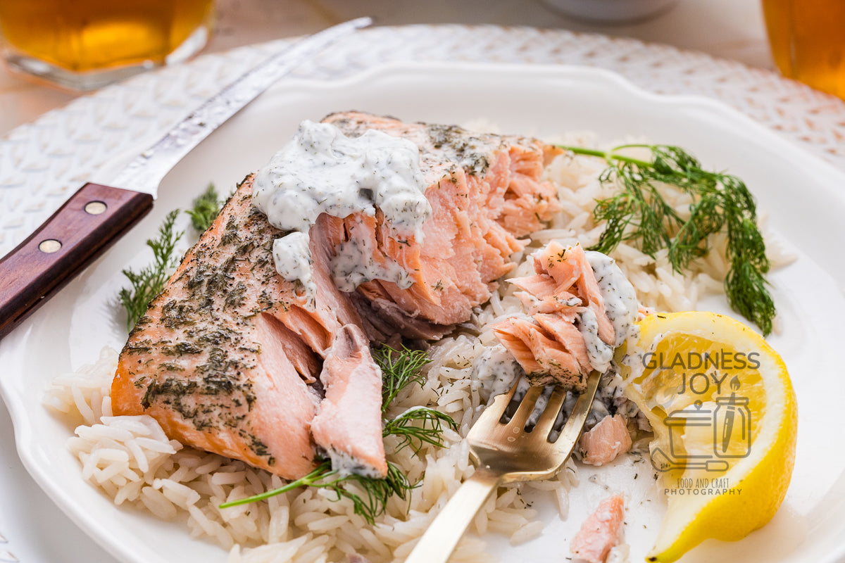Salmon with Lemon and Dill