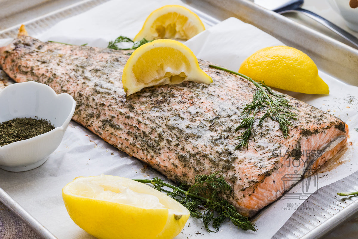 Salmon with Lemon and Dill