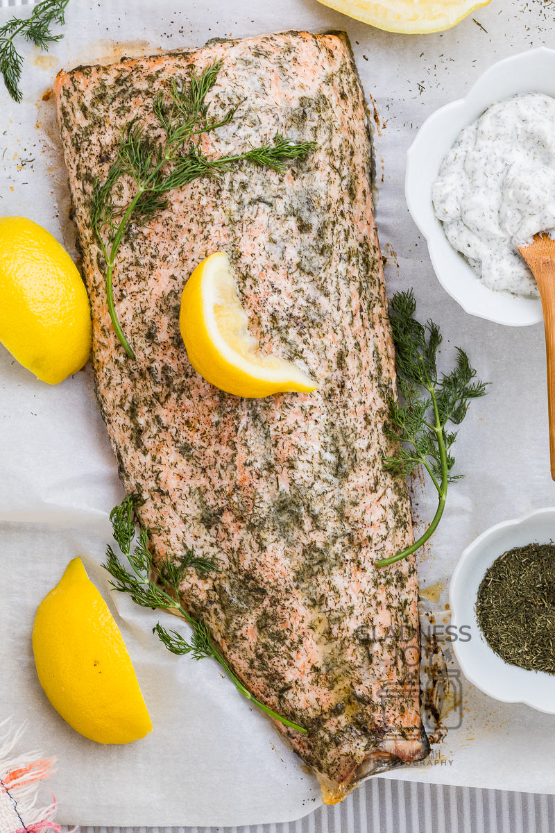 Salmon with Lemon and Dill