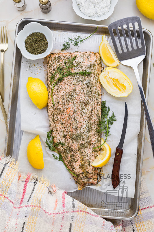 Salmon with Lemon and Dill