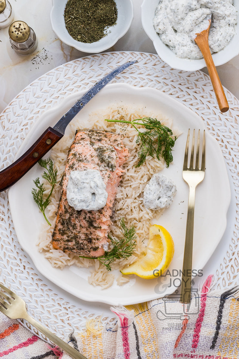 Salmon with Lemon and Dill