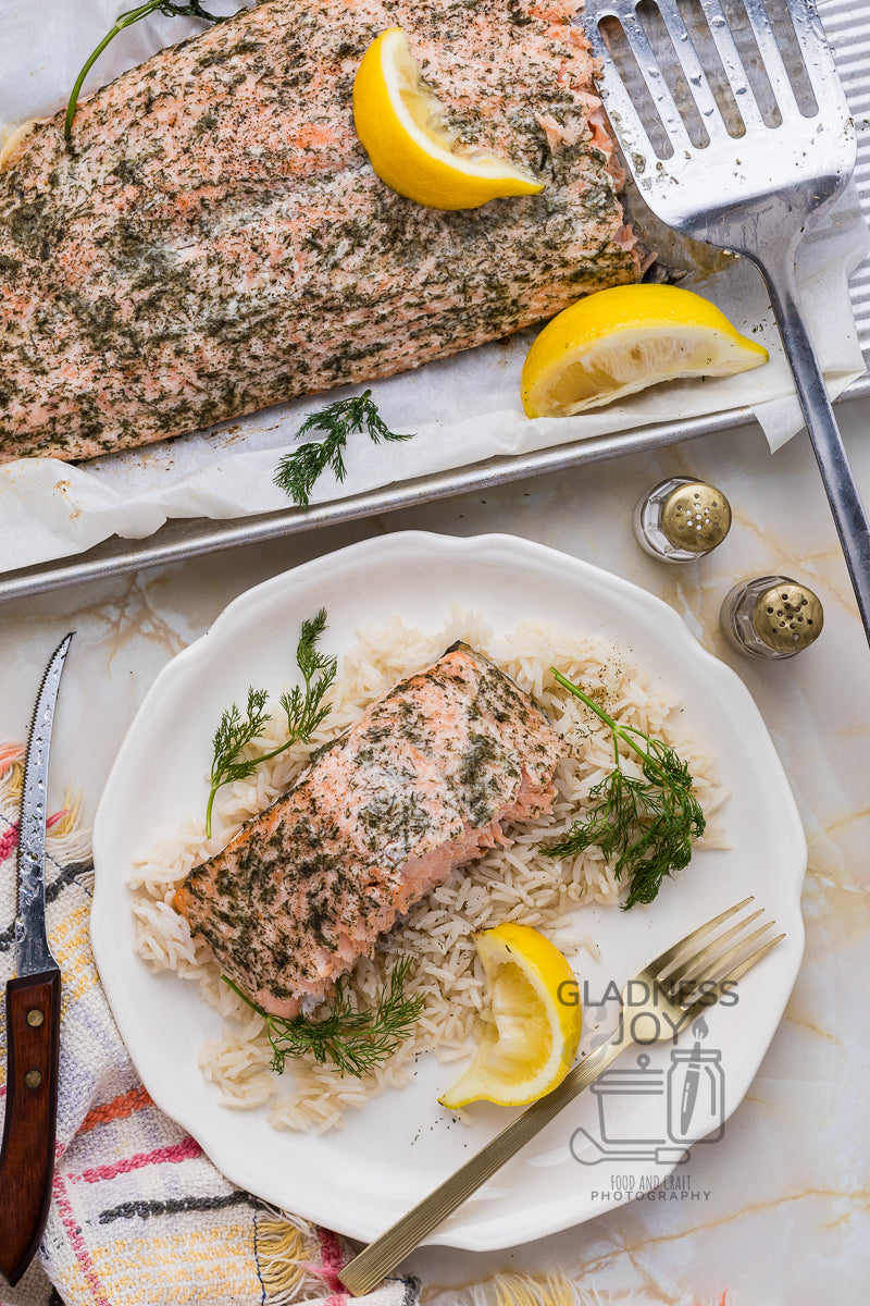 Salmon with Lemon and Dill