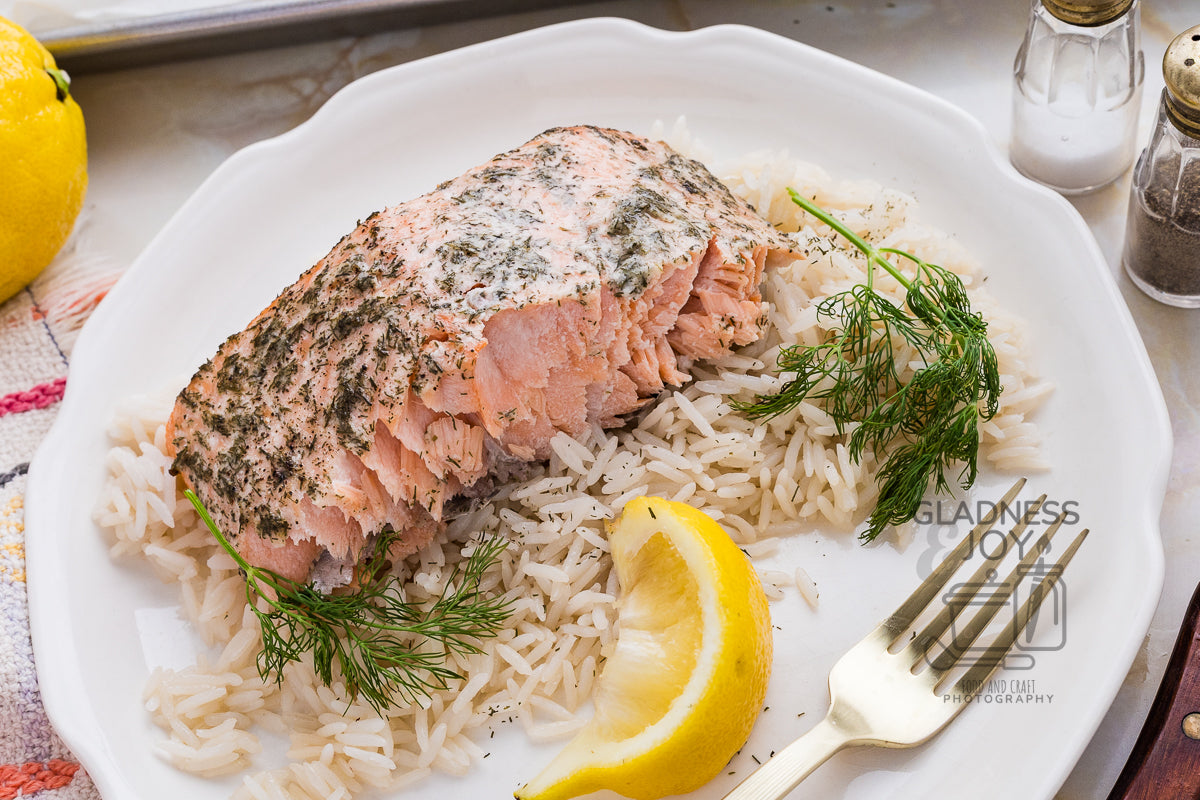 Salmon with Lemon and Dill