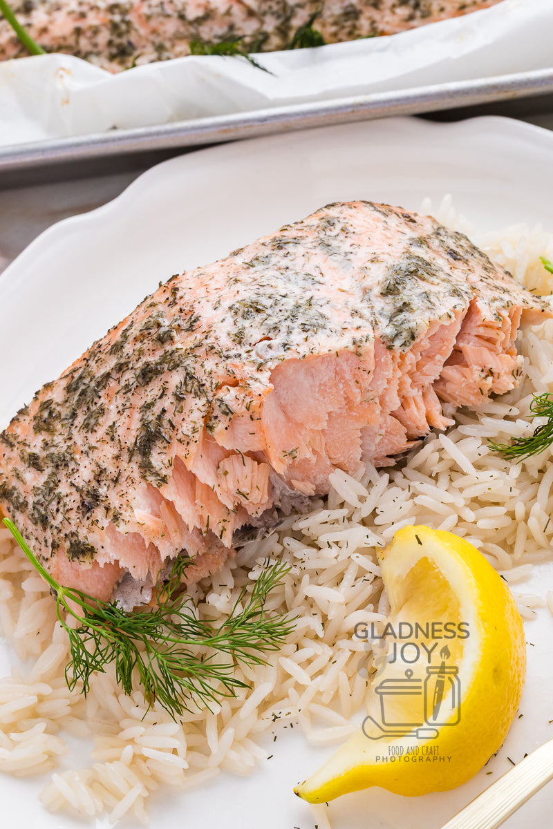 Salmon with Lemon and Dill