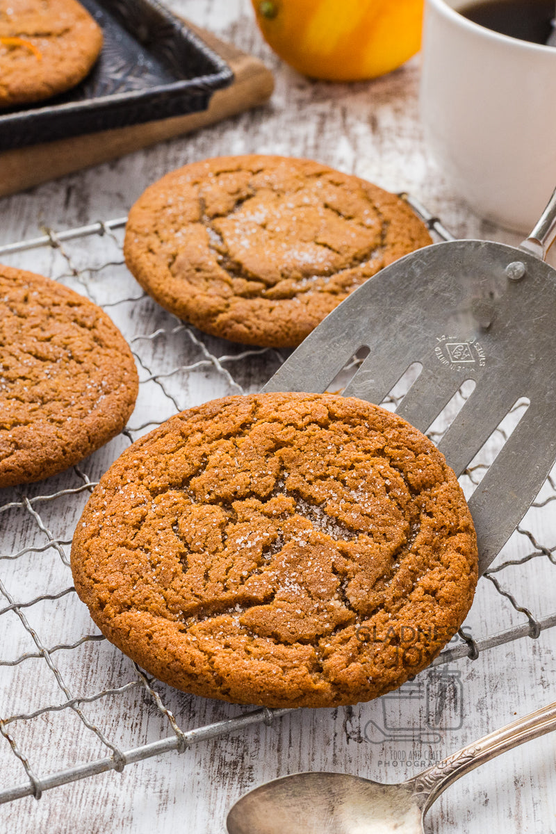 Soft Molasses Cookies