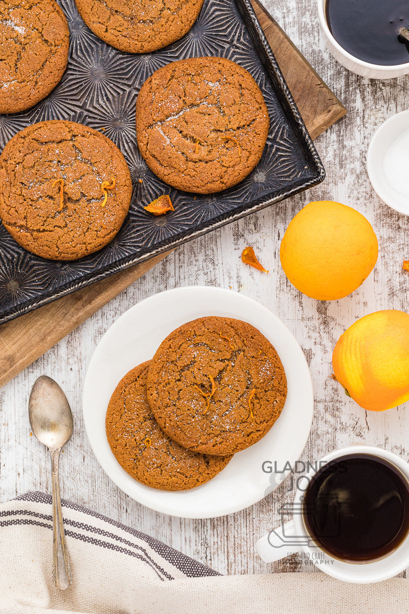 Soft Molasses Cookies