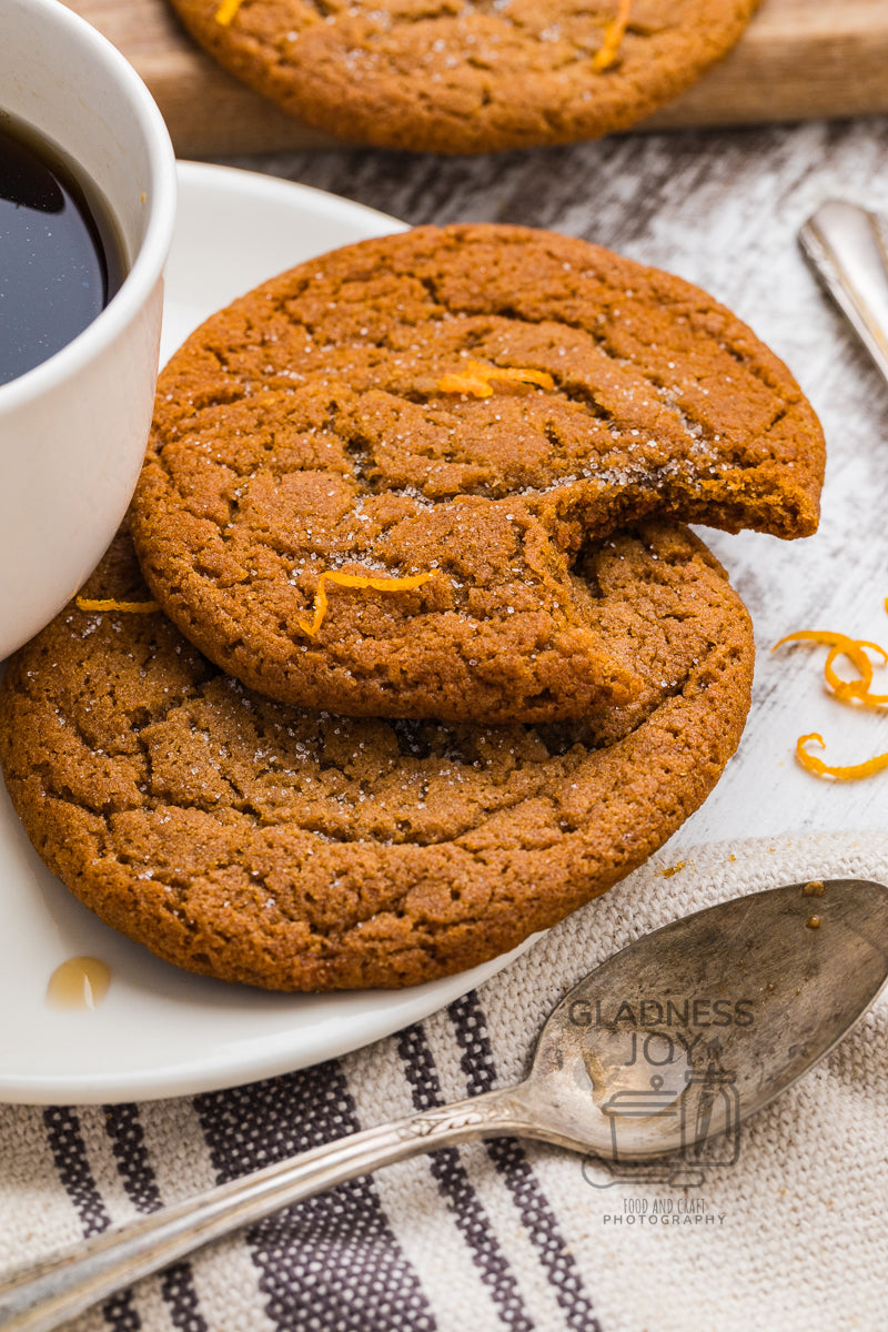 Soft Molasses Cookies