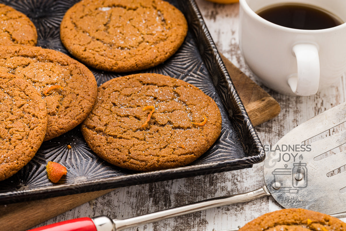 Soft Molasses Cookies